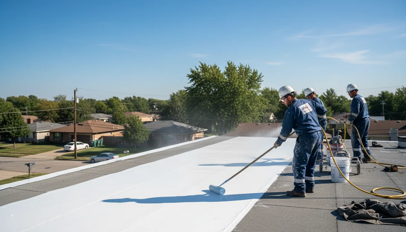 Commercial roof coating in Everett, MA near me